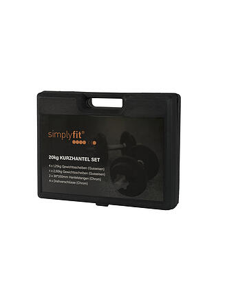 SIMPLY FIT | Set d'haltères courts 20 kg