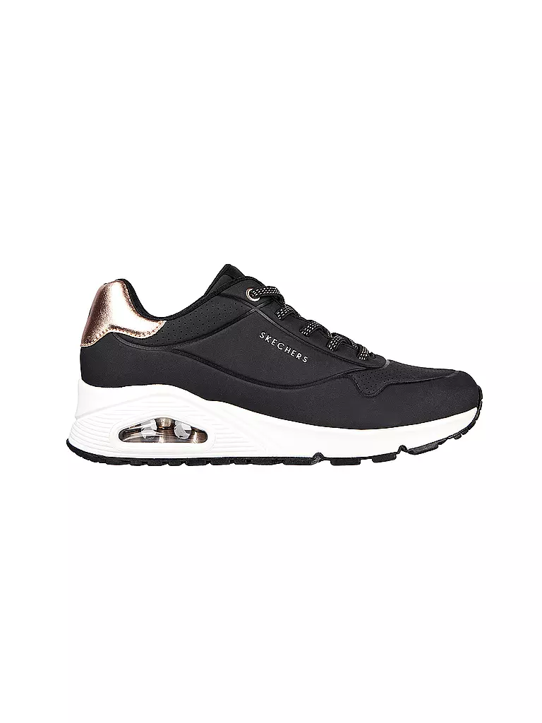 SKECHERS | Baskets Femme Uno Shimmer Away | Noir