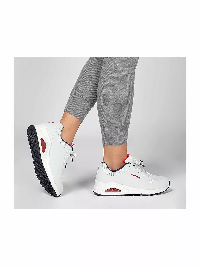 SKECHERS | Damen Freizeitschuhe Uno-Stand On Air | Blanc
