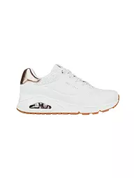 SKECHERS | Baskets Femme Uno Shimmer Away | Blanc
