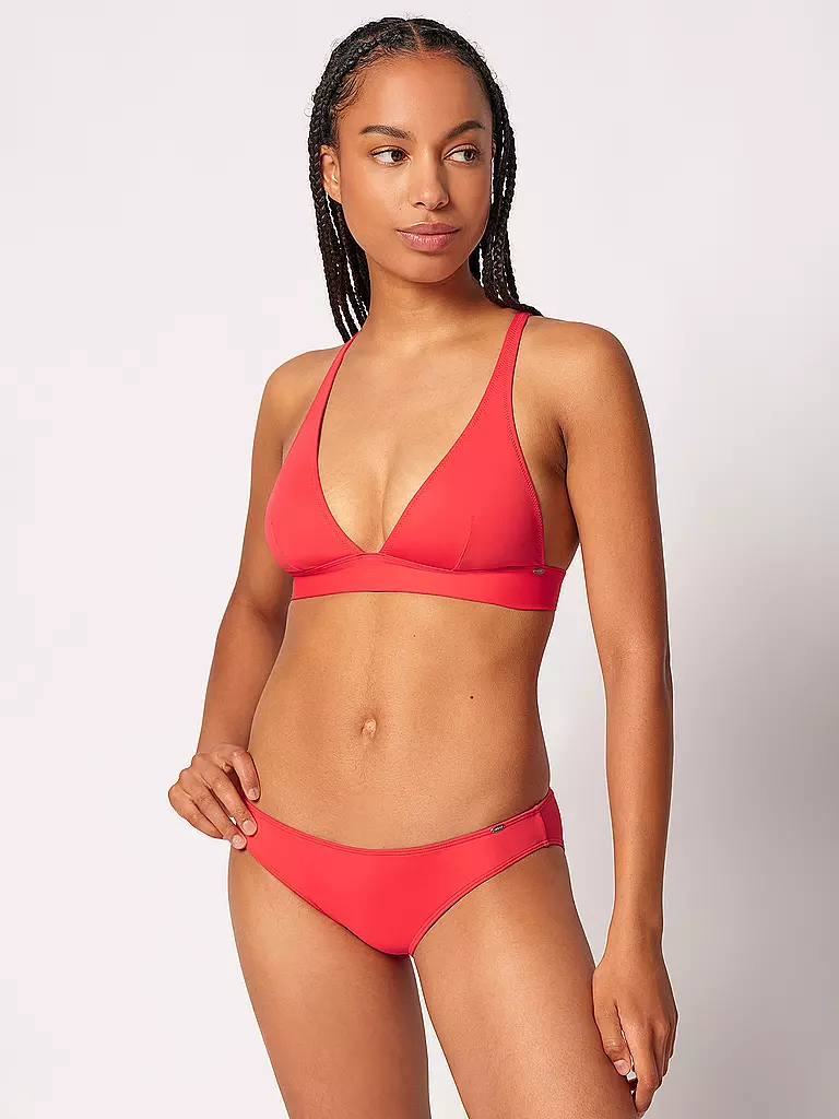 SKINY | Haut de bikini triangle femme avec coussinets amovibles | Corail