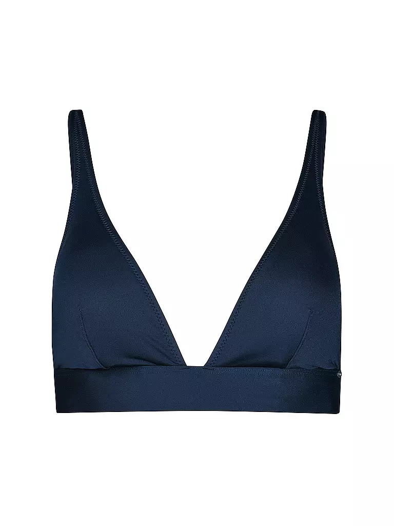 SKINY | Haut de bikini triangle pour femme avec coussinets amovibles | Bleu foncé