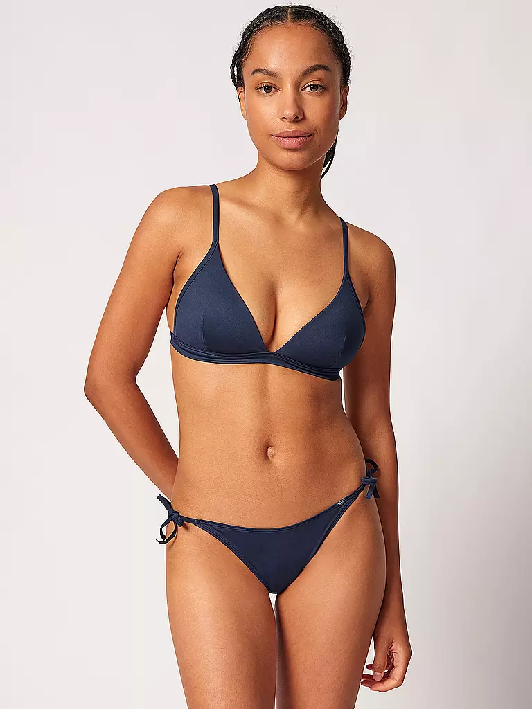 SKINY | Haut de bikini triangle rembourré Beacholidays pour femmes | Bleu foncé