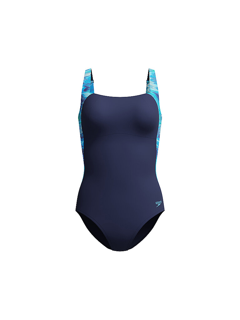 Maillot de bain imprimé Lustre bleu marine 42
