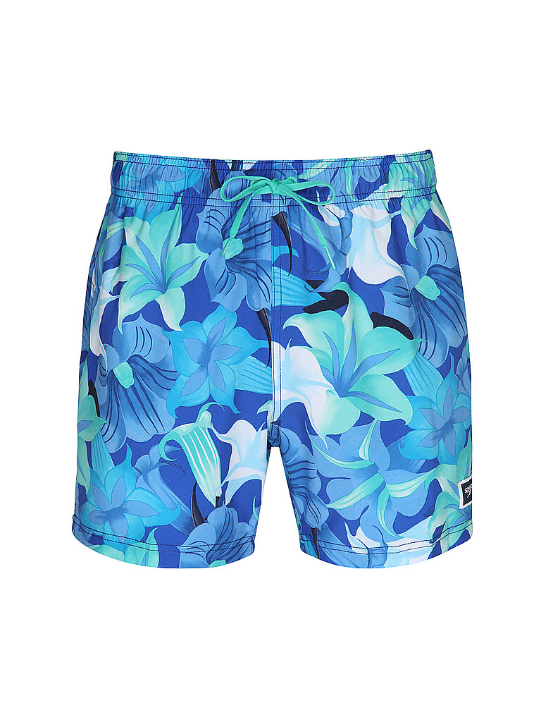 Short de bain imprimé Reondo turquoise L