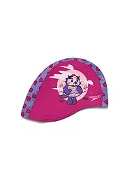 SPEEDO | Bonnet de bain imprimé pour fille | Rose vif