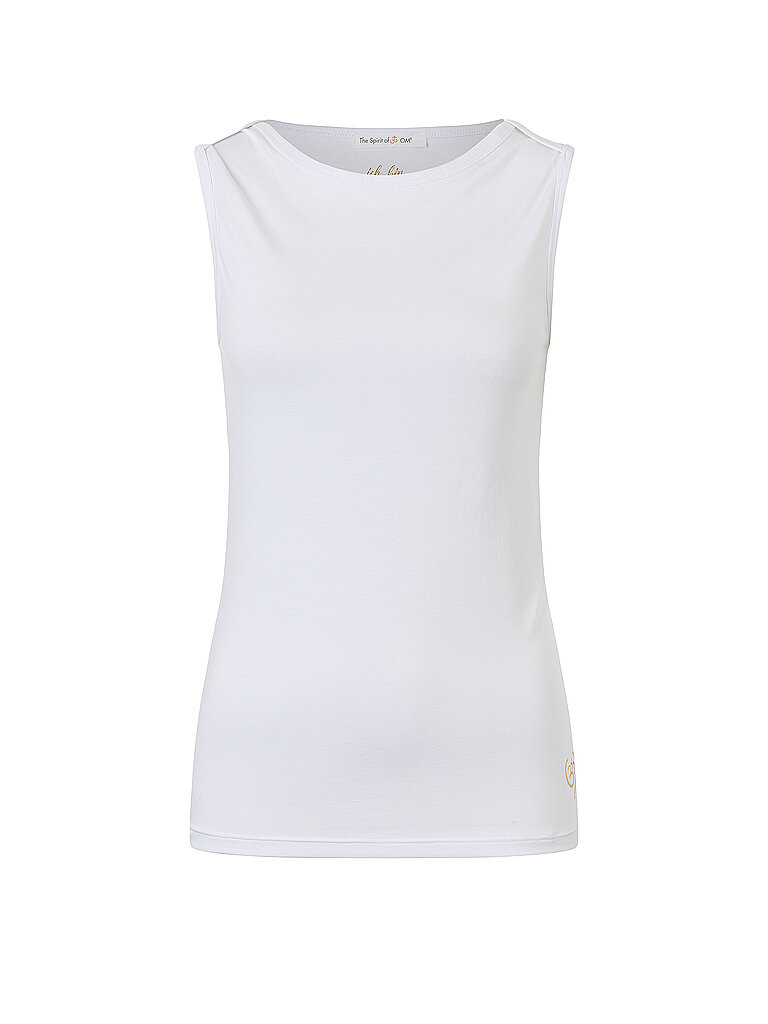 Débardeur de yoga en bambous blanc XS