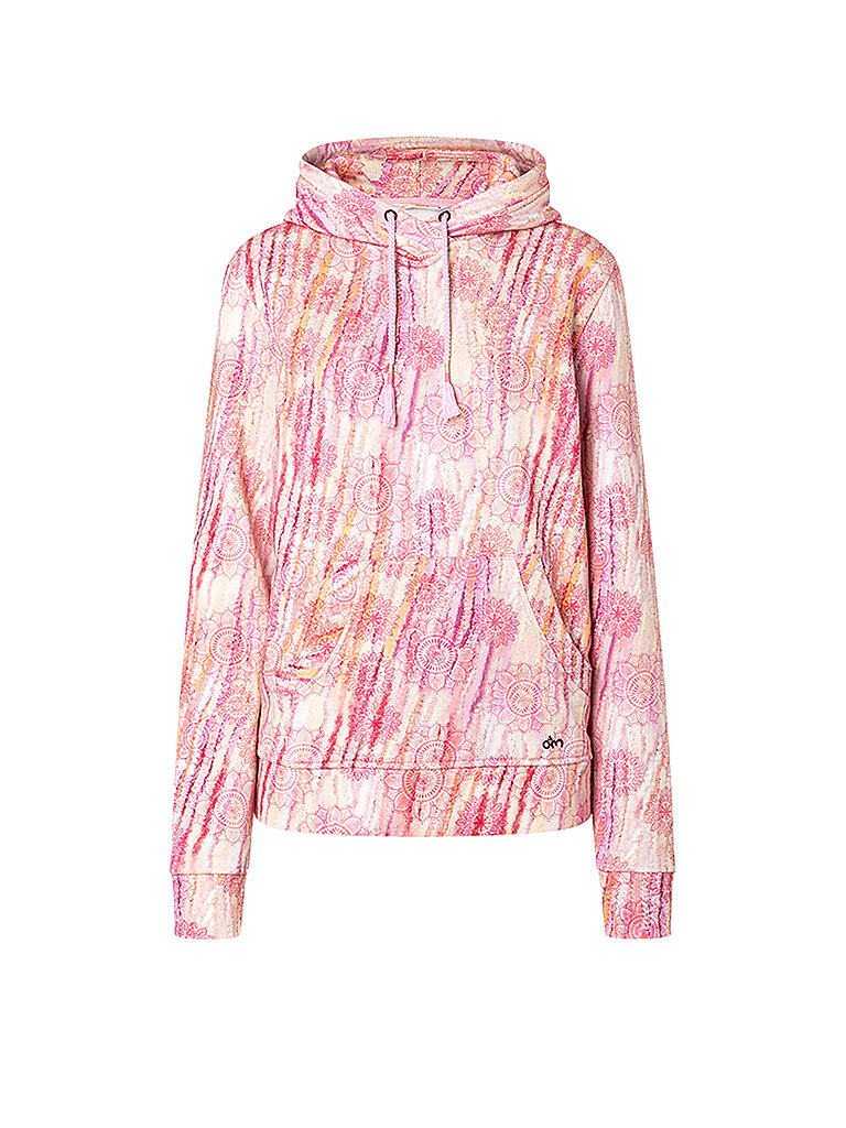 Sweat à capuche de yoga Sarva Patalas rose M