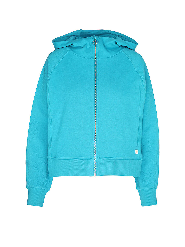 Sweat-shirt de yoga jacquard Gati Navas turquoise L