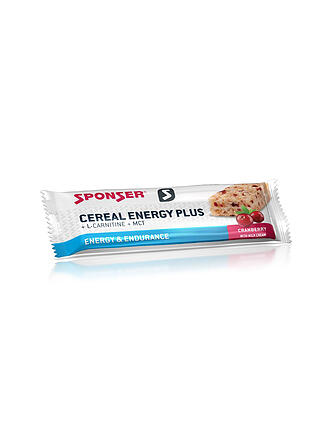 SPONSER | Cereal Energy Plus Cranberry, barre de 40 g