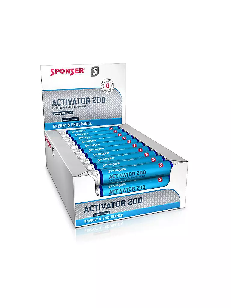 SPONSER | Activator200 Ampoules de caféine à boire Cola-Lemon, ampoule de 25 ml | Multicolore