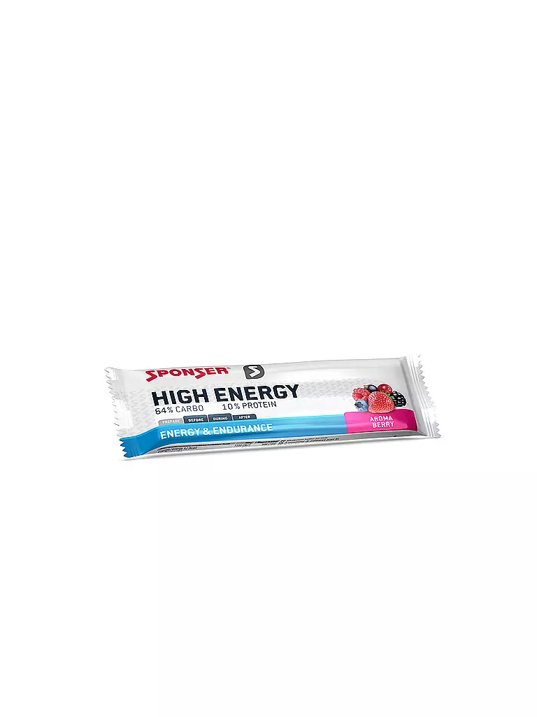 SPONSER | Barre énergétique High Energy Berry | Multicolore