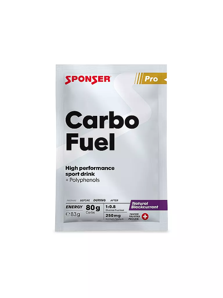 SPONSER | Boisson en poudre Carbo Fuel Cassis | Multicolore
