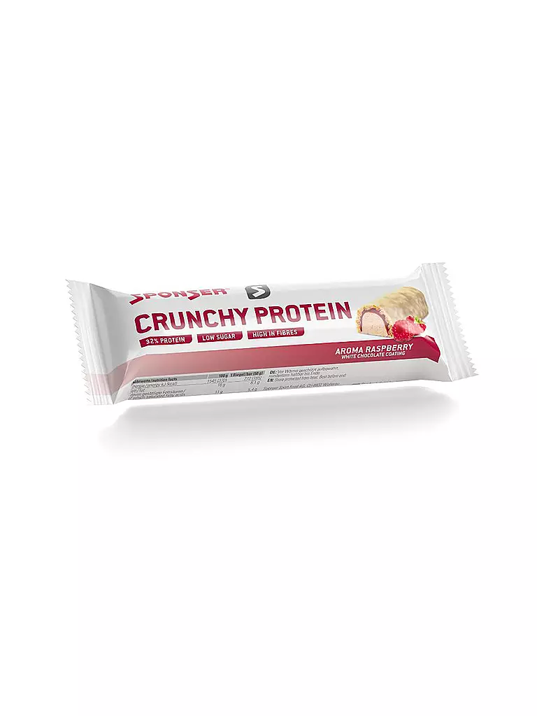 SPONSER | Crunchy Protein Bar Framboise-Yaourt, barre de 50 g | Multicolore