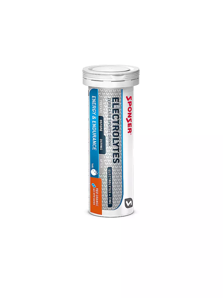 SPONSER | Electrolyt Tabs Brausetabletten Blutorange, 10 á 4,5 g Tabletten | Multicolore