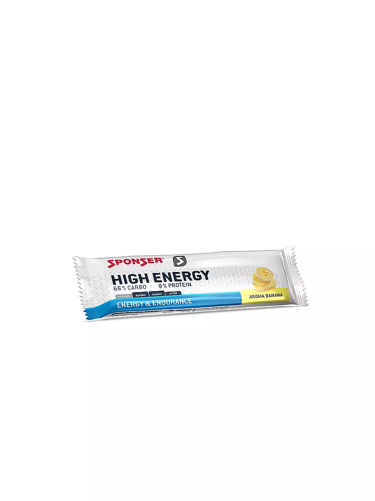 SPONSER | Energy Riegel High Energy Banana | Multicolore