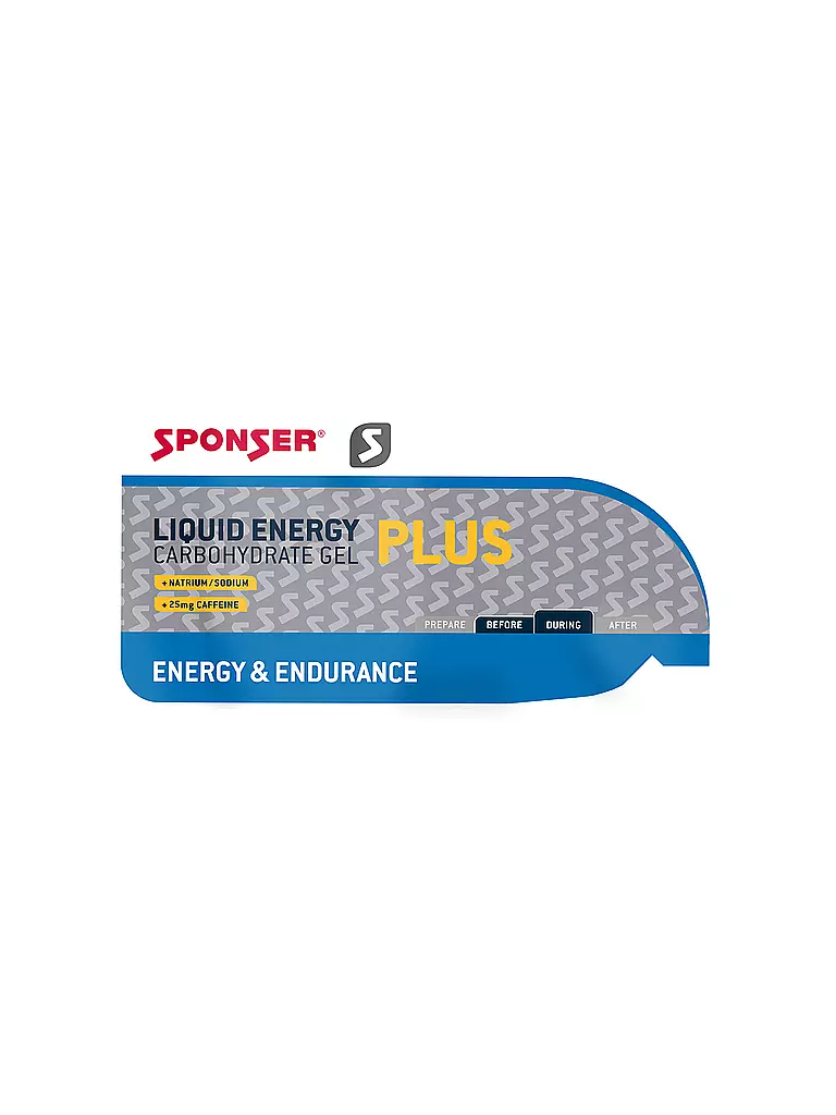 SPONSER | Liquid Energy Plus, avec caféine et taurine, sachet de 35 g | Multicolore