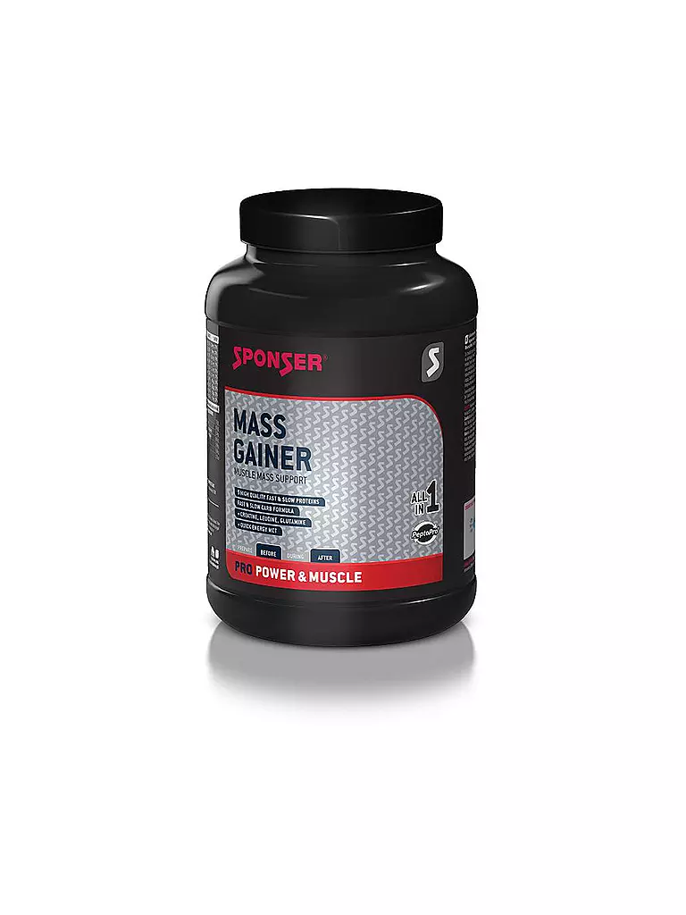 SPONSER | Mass Gainer Vanille, boîte de 1200 g | Multicolore