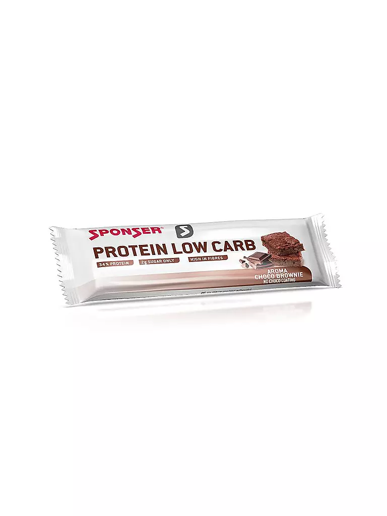 SPONSER | Protein Low Carb Bar Choco Brownie, 50 g Riegel | Aucune couleur