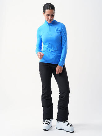 SPORTALM | Sous-pull zippé pour femme avec imprimé floqué intégral