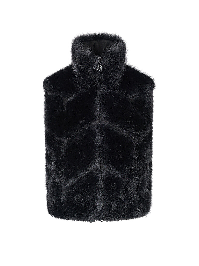 Gilet Fausse Fourrure noir 38