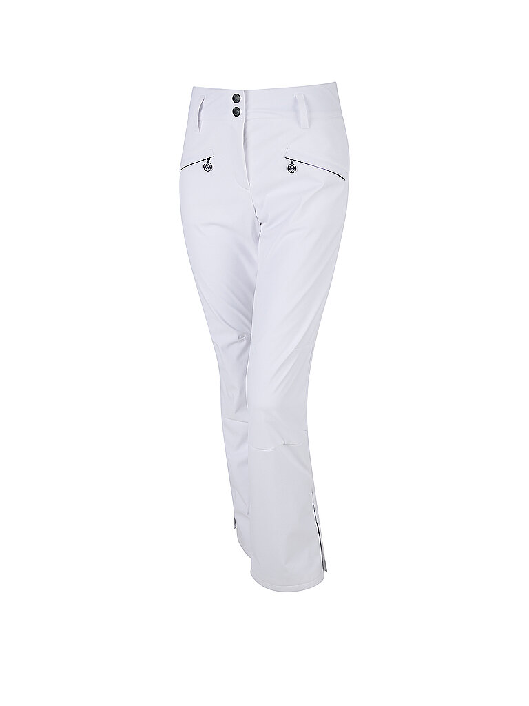 Pantalon de ski matelassés blanc 36