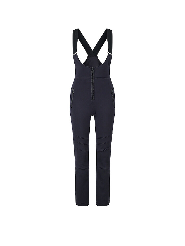 Pantalon de ski softshell avec bretelles noir 38