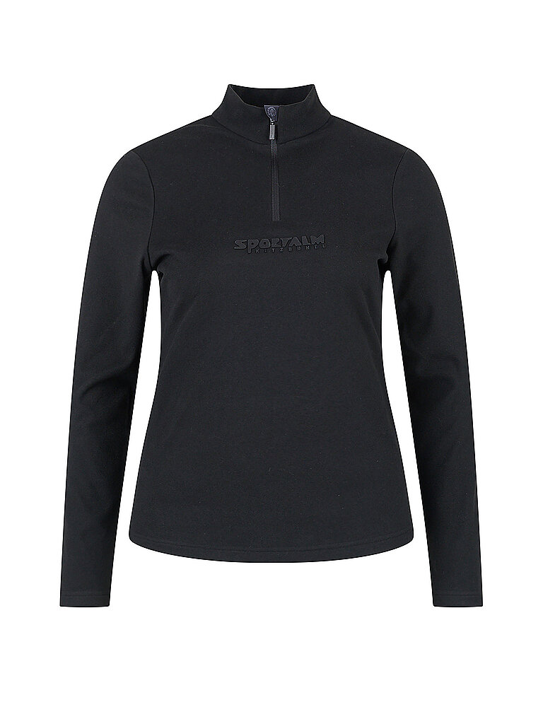 Zipshirt de sous-vêtement en polaire fine noir 44