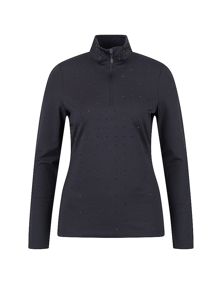 ZIpshirt de sous-vêtement en jersey douillet noir 42