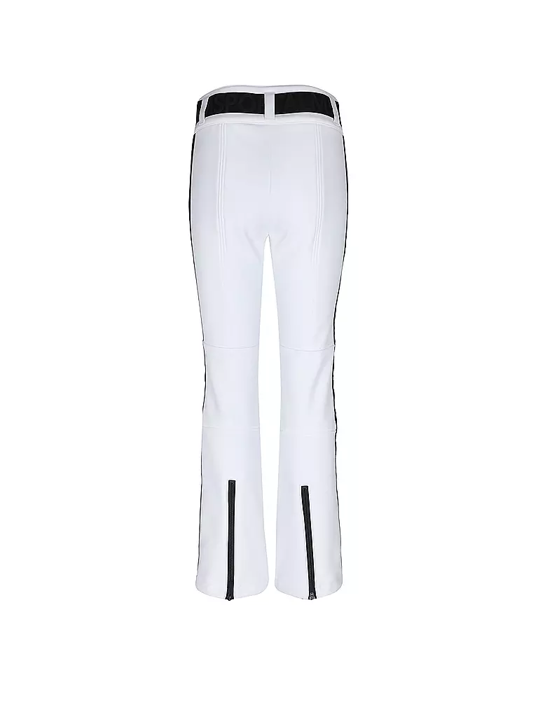 SPORTALM | Damen Ski  Softshell-Hose mit Gürtel | Blanc