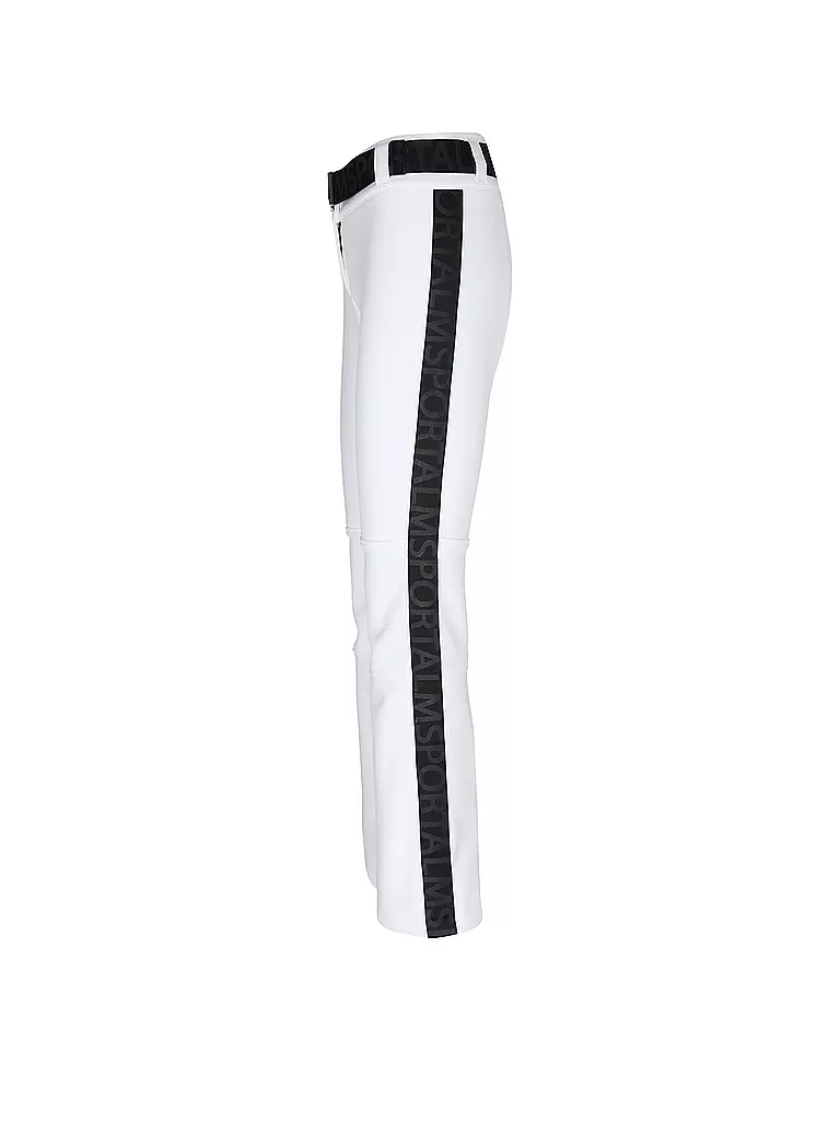 SPORTALM | Damen Ski  Softshell-Hose mit Gürtel | Blanc