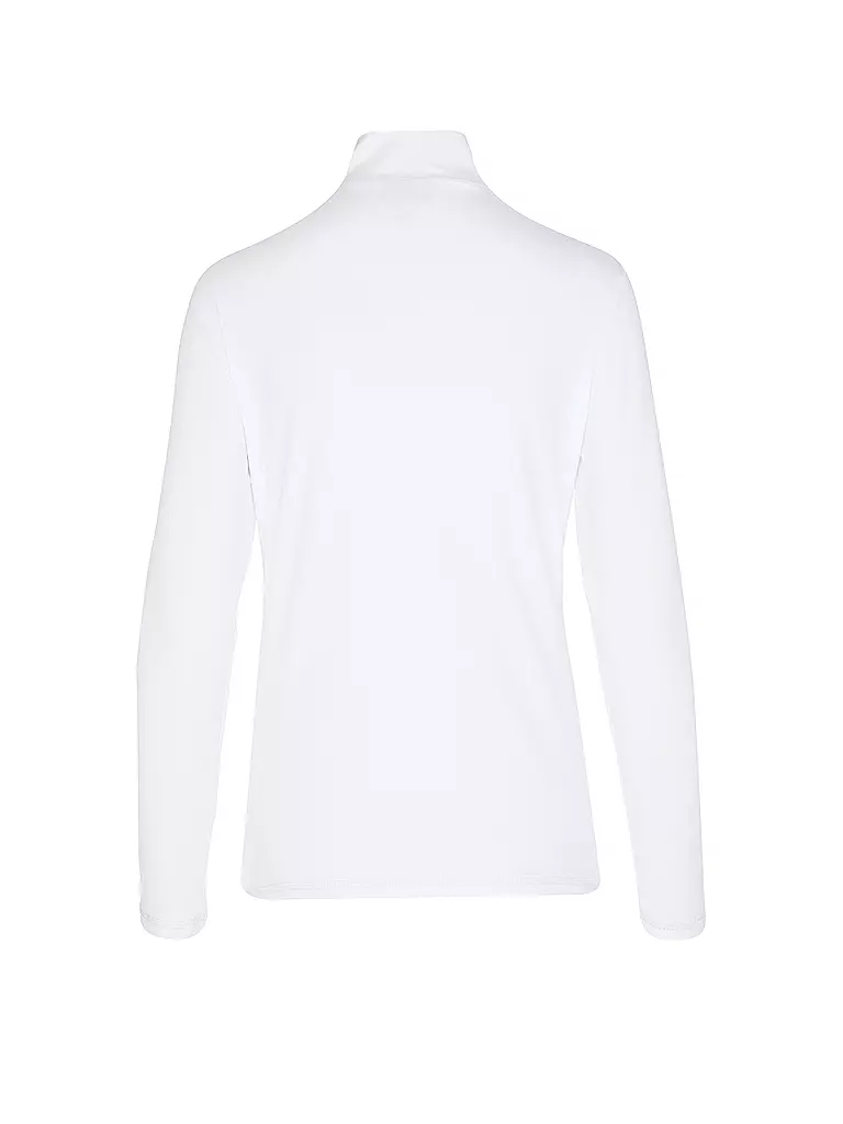 SPORTALM | Damen Unterzieh Zipshirt mit Motiv | Blanc