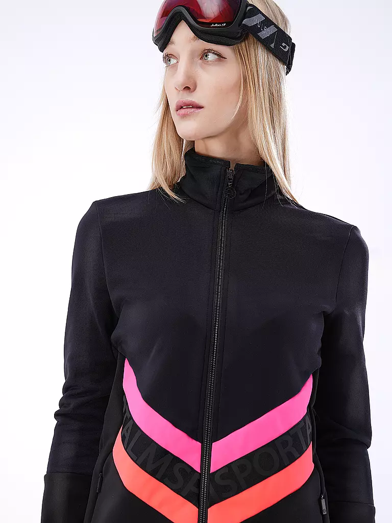 SPORTALM | Damen Unterziehjacke mit Effektstreifen  | Noir