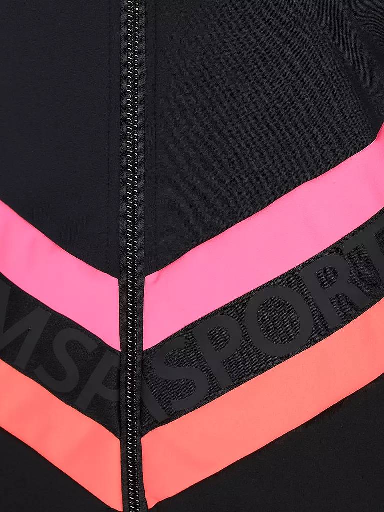 SPORTALM | Damen Unterziehjacke mit Effektstreifen  | Noir