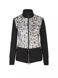 SPORTALM | Damen Unterziehjacke mit Leo-Dessin  | Noir