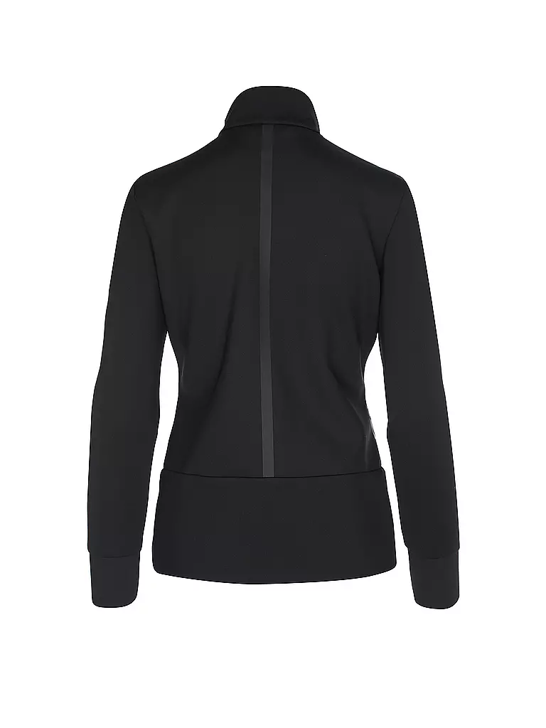 SPORTALM | Damen Unterziehjacke mit Leo-Dessin  | Noir