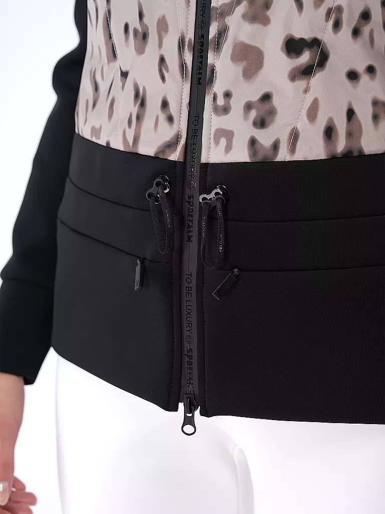 SPORTALM | Damen Unterziehjacke mit Leo-Dessin | 