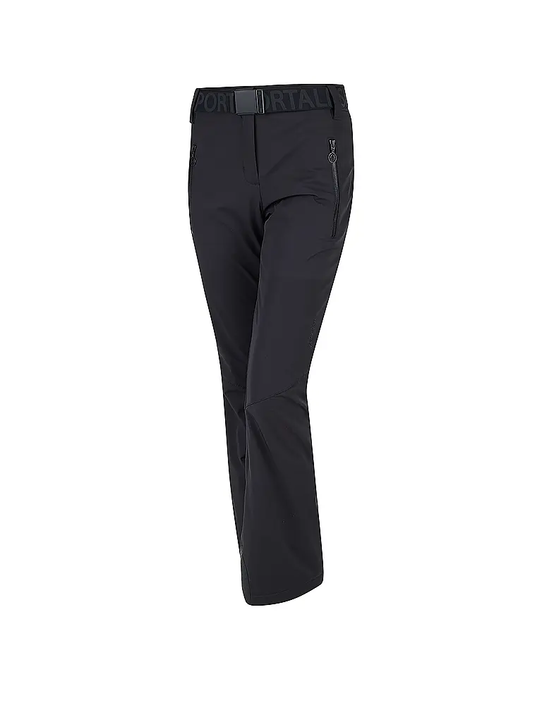 SPORTALM | Pantalon de ski pour femme avec une silhouette flatteuse | Noir
