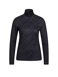 SPORTALM | Sous-pull de ski zippé pour femme | Noir