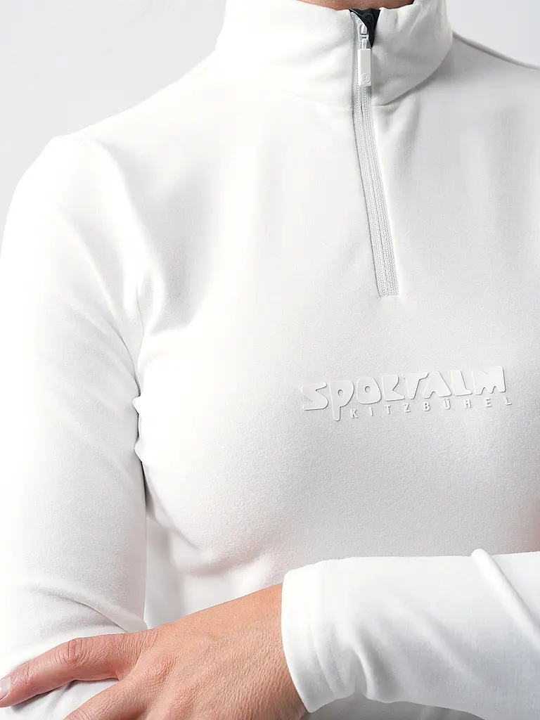 SPORTALM | Sous-pull zippé pour femme en polaire fine |