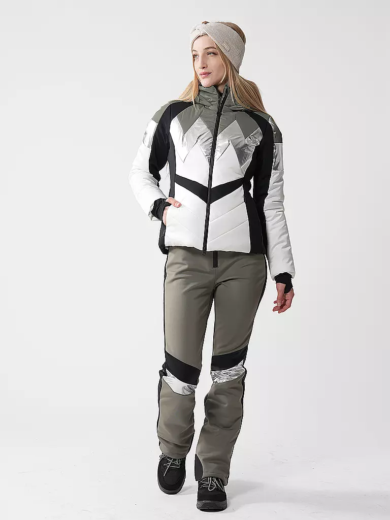 SPORTALM | Veste de ski à capuche pour femmes | Gris