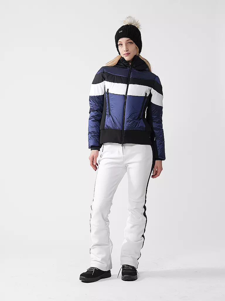 SPORTALM | Veste de ski à capuche pour femmes | Bleu foncé