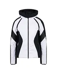 SPORTALM | Veste de ski pour femme avec similicuir | Blanc
