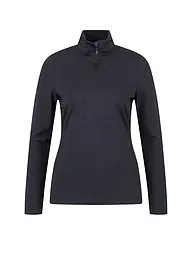 SPORTALM | ZIpshirt de sous-vêtement pour femme en jersey douillet | Noir