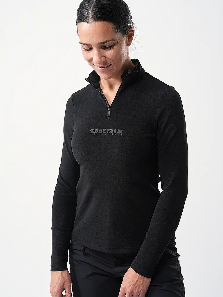 SPORTALM | Zipshirt de sous-vêtement pour femme en polaire fine |