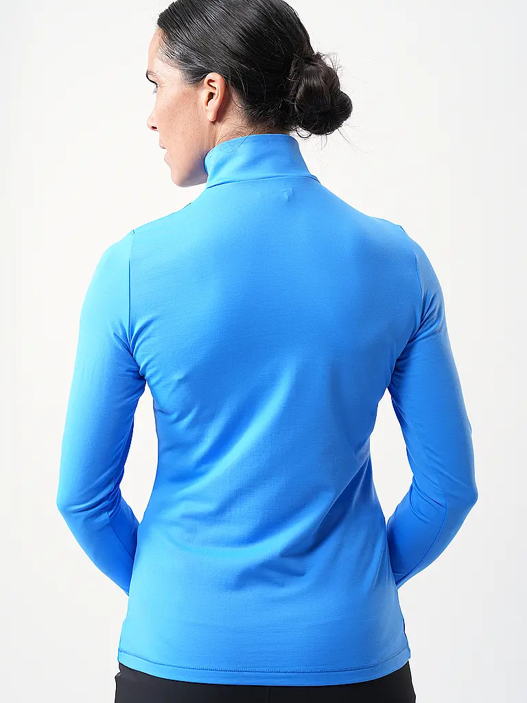 SPORTALM | Zipshirt de sous-vêtement pour femmes avec imprimé métallisé original |