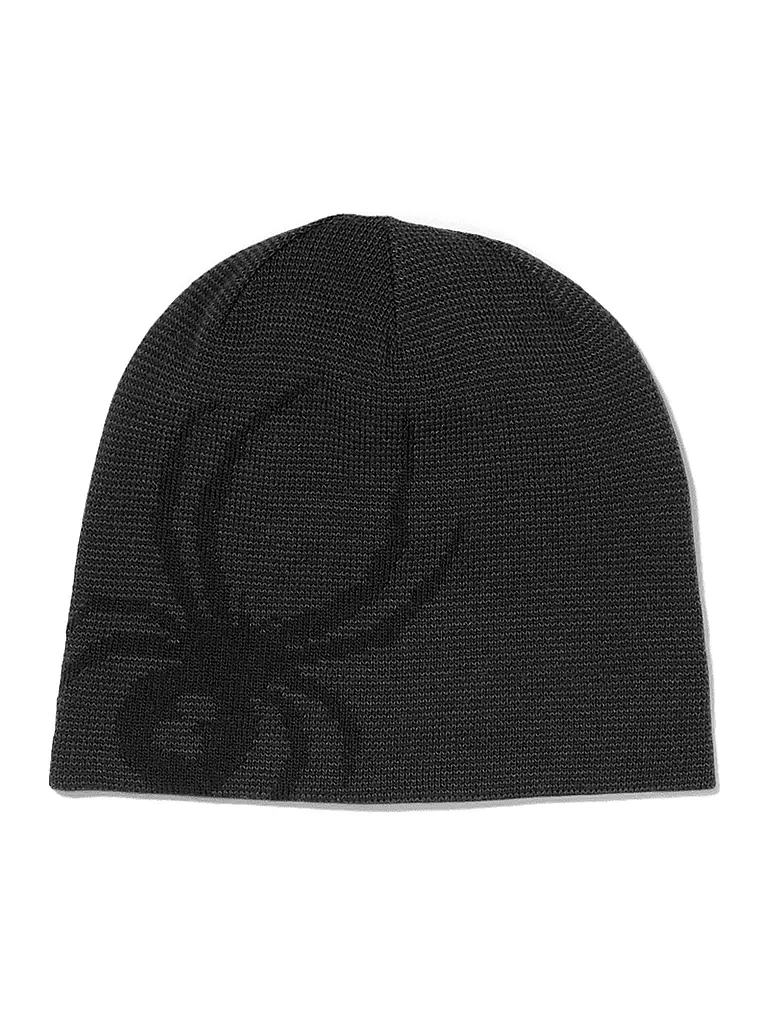 SPYDER | Bonnet réversible Innsbruck pour hommes | Noir