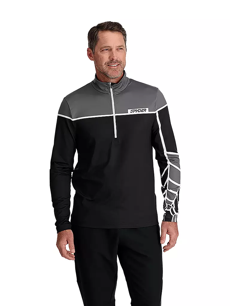 SPYDER | Herren Unterzieh Zipshirt Capitol | Noir