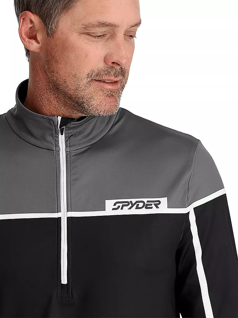 SPYDER | Herren Unterzieh Zipshirt Capitol | Noir