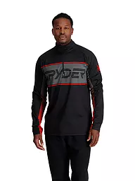 SPYDER | Herren Unterzieh Zipshirt Paramount | Noir